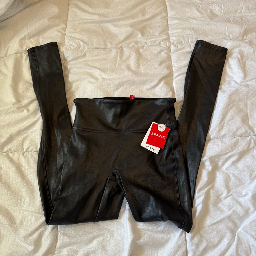 SPANX Faux Leather Leggings